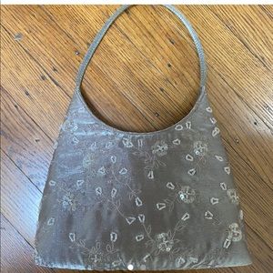 Silver mini bag